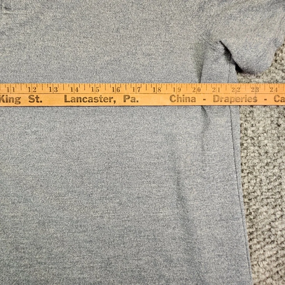 Lululemon Evolution Polo Shirt Mens Large Heathered Grey Short Sleeve Golf Top